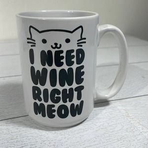 RN Coating Cat and Wine Coffee Mug